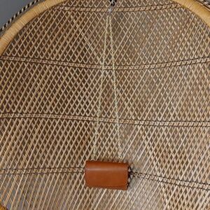 🌻Genuine Brown Leather Wallet with Detachable Crossbody Chain